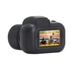 Produktbild: Mikro-Digitalkamera, 1080P, 2 MP, Kleine Videokamera mit 0,96-Zoll-Farbbildschirm, 100 Minuten Akkulaufzeit, HD-Fotos und Videos, Kamera mit Handschlaufe für Teenager, Studenten,