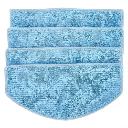 Produktbild: Mikrofaser-Dampfreiniger-Pad-Teil für Tikom G8000 Pro/Honiture G20 Staubsauger, waschbare Wischtuch-Pads, Ersatztuch, Wischmopp – Staubsauger und Bodenpflege-Pads, 4 Stück (10 Stück)