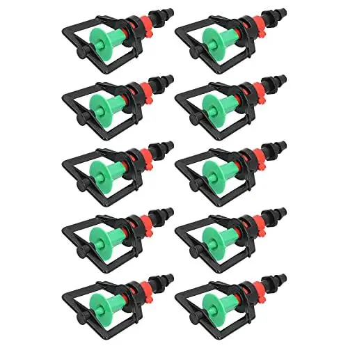 Produktbild: Mikrorotierende Sprinkler-Refraktionssprühdüse 10er-Set für die Bewässerung von Gewächshauspflanzen