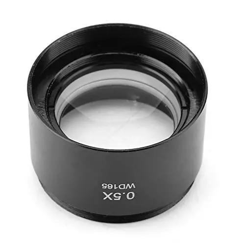 Produktbild: Mikroskop-Objektiv, Barlow-Linse 5X, Amscope 0,5X Barlow-Objektiv, 0,5X Objektiv, Mikroskop, Hilfsobjektiv, Barlow-Linse, Hilfs-Stereo-Videomikroskop für die Industrie mit