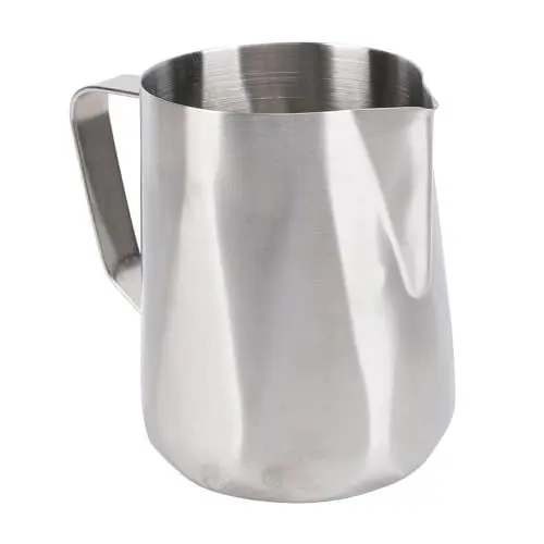 Produktbild: Milchaufschäumkännchen, Kaffeezubereiter aus Edelstahl 304, Spitzer Auslauf, Dampfkännchen mit Rautenmuster, Geeignet Zum Aufbrühen von Kaffee (350 ml) (600 ml Schleifen)
