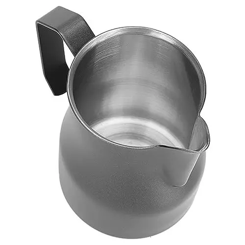 Produktbild: Milchaufschäumkännchen, Kratzfeste Kaffeekanne für das Büro (Schwarz 350 ml)