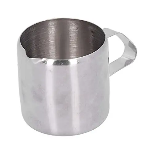 Produktbild: Milchaufschäumkännchen, Milchkännchen aus Edelstahl, Barista-Zubehör, Milchkännchen aus Edelstahl, Dampfkrüge für die Zubereitung von Kaffee, Cappuccino, Aufschäumen von Milch,