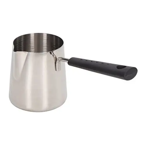 Produktbild: Milchaufschäumkännchen aus Edelstahl, Einfache Reinigung, Kaffeekrug Im Maßstabs-Design, für Selbstgemachtes Kochen (350ML)