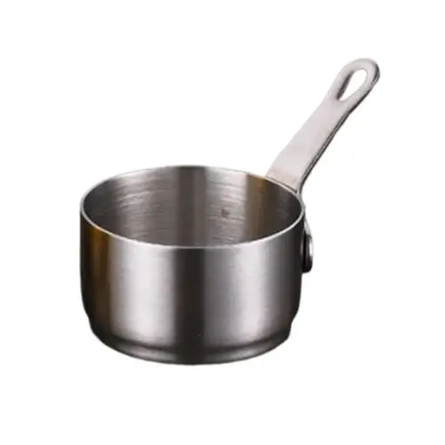 Produktbild: RANRAO Milchtopf, Edelstahltopf, 100 ML, Silber, Unbeschichtet, Induktionskochfeld, Ohne Deckel