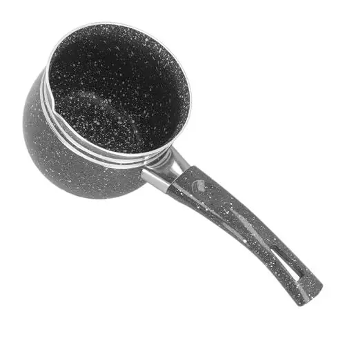 Produktbild: Milchtopf, Kleiner Topf, Milchtopf, Butterwärmer, Kleiner Topf mit Griff, Geeignete Größe Zum Erhitzen Kleinerer Flüssigkeitsportionen (9cm)