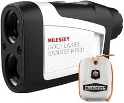 Produktbild: MiLESEEY Entfernungsmesser Golf mit Slope On/Off, 600M Golf Laser Entfernungsmesser mit Flag-Lock und Vibration, Legal für Wettbewerbe, ±0,5M Genauigkeit, 6X Vergrößerung für Golf und Wandern