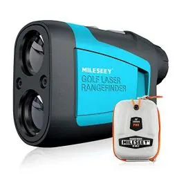 Produktbild: MiLESEEY Laser Golf Entfernungsmesser 600M mit Slope, ± 0,5m Genauigkeit, Flaggensperre, Scan Modus, Entfernungsmesser Jagd mit 6 facher Vergrößerung,Geschwindigkeitsmessung