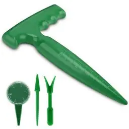Produktbild: Milifox Blumenzwiebel-Pflanzgefäß-Werkzeug – Breiter- und Pikier-Set zum Pflanzen – Gartenpikierwerkzeug für Gemüse und Blumen, einfache Pflanzmaschine