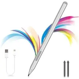 Produktbild: Milikilo Eingabestift für Microsoft Surface Pro11/10/9/8/X/7+/6/5/4/3/Surface 3, Surface Go 3/2/1, Surface Laptop/Studio/Book 4/3/2/1 mit Radiergummi-Seitentaste