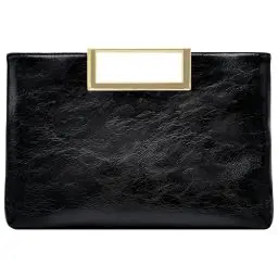 Produktbild: Milisente Damen Clutch Handtasche Schultertasche Elegant Abendtasche mit Handle Crossbodytasche Für Hochzeit Schwarz