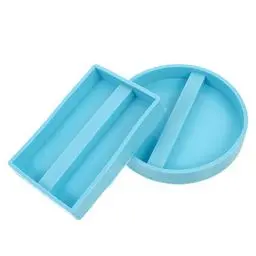 Produktbild: Milisten 2Pcs Visitenkarte Halter Form Silikon Karte Lagerung Formguss Formen für DIY Handwerk Der Seife Kerze Casting Hause Dekoration
