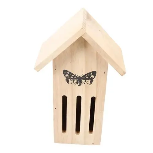 Produktbild: Hölzernes Schmetterlingshaus Schmetterlingsfutterhaus Hängender Schmetterlingsunterstand Für Garten Außendekor Schmetterlingslebensraum