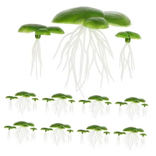 Produktbild: COSMEVIVI 2sets Künstliche Pflanze Wasserlinsen Gefälschte Aquarium Pflanze Grün Aquatische Dekoration 2packs * 2
