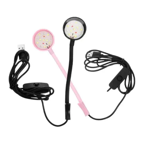 Produktbild: Happyyami 2stücke Led Aquarium Lampen Mit Klammer Einstellbare Beleuchtung Für Kleine Fischkästen Und Kompakt Für Aquarienpflanzen Und Aquarienzubehör