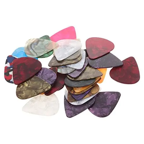 Produktbild: ifundom 32stücke Gitarrenplektren Gitarre Bass Akustikgitarre Und Ukulele Gitarrenzubehör Aus Hochwertigem Material