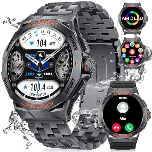 Produktbild: Militär Smartwatch Herren,1,43