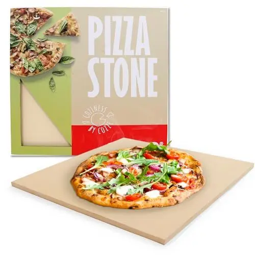 Produktbild: Millarco 90332 Pizzastein 42,5 × 42,5 cmPizzastein für Cozze Pizzaofen 90347/90346, Natur