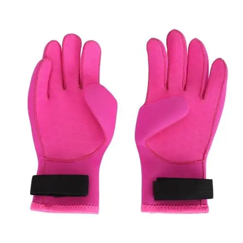 Produktbild: VGEBY Thermo-Tauchhandschuhe, 3 Mm Dick, Elastisch, rutschfest, Fünf Finger, Neopren-Neoprenanzug-Handschuhe Zum Schnorcheln, Schwimmen, Surfen (M)