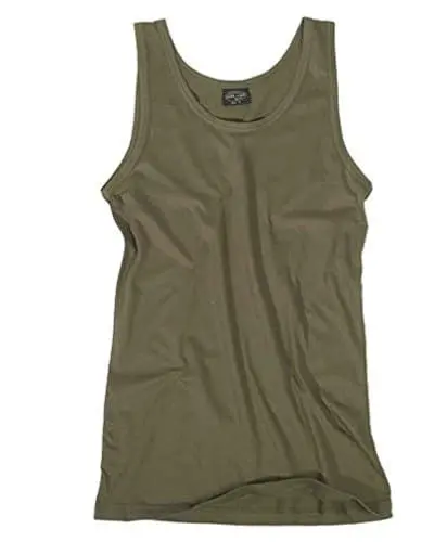 Produktbild: Mil-Tec Herren Gerippt T-Shirt, Oliv, L EU
