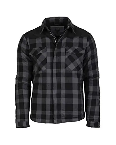 Produktbild: Mil-Tec Herren LUMBERJACKET SCHWARZ/GRAU Jacke, XXL