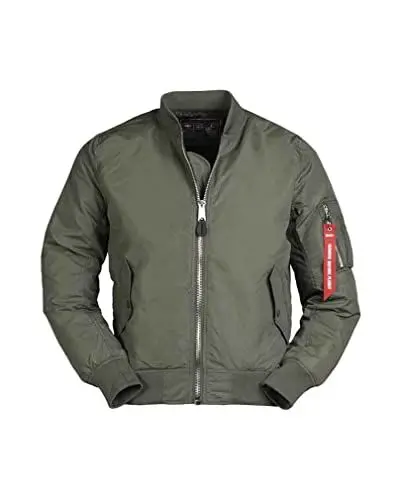 Produktbild: Mil-Tec Herren Ma1 Jacke, Oliv, L