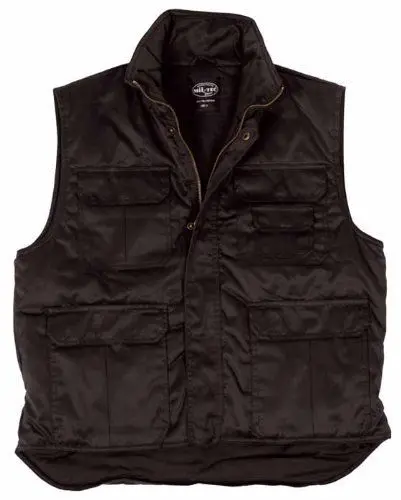 Produktbild: Mil-Tec Herren Ranger Weste, Schwarz, XL