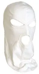 Produktbild: Mil-Tec Unisex Balaclava Sturmhaube, Weiß, Einheitsgröße EU