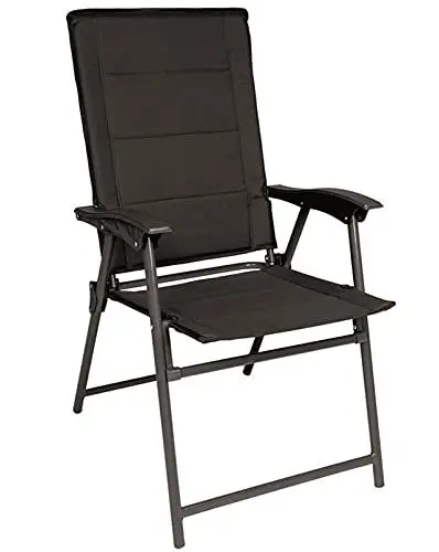 Produktbild: Mil-Tec Unisex – Erwachsene 14451002-Klappstuhl Klappstuhl, Schwarz, Einheitsgröße