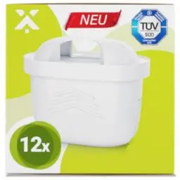 Produktbild: MILUX (12er Set) Wasserfilter für Brita – ersetzt BRITA MAXTRA+ - ersetzt Brita Filterkartuschen Maxtra plus & Brita Maxtra Plus für Extra Kalkschutz – Water Filter Cartridges zur Reduzierung von Kalk