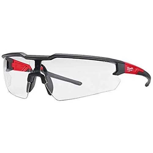 Produktbild: Milwauk Schutzbrille, transparent, 4932471881, Rot, 0