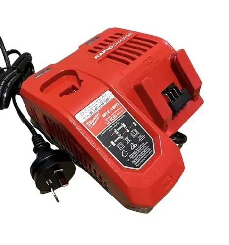 Produktbild: Milwaukee M12 – 18 FC Ladegerät Akku (M12/M18 – FC, 12 V), Red & Black