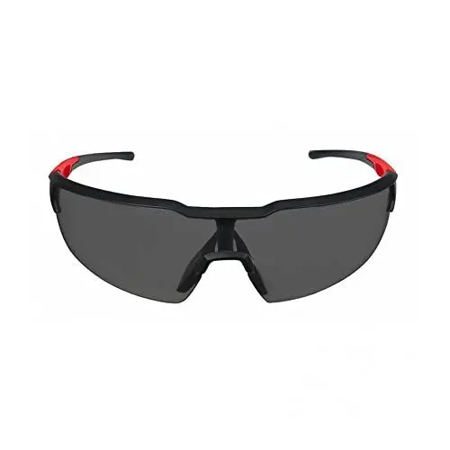 Produktbild: Milwaukee Schutzbrille getönt, kratzfest und beschlagfrei, Schwarz, One Size (4932478764)
