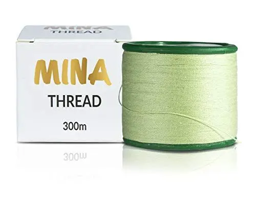 Produktbild: MINA-Garn 1 Spule x 300 m | Faden zum Einfädeln der Augenbrauen | Faden aus Bio-Baumwolle