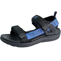 Produktbild: Minbei Kinder Sandalen Jungen Sommer Wasser Sommerschuhe Sandals für Boys Sport Outdoor Trekking Peeptoe Mit Klettverschluss Schwarz Blau 36