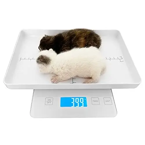 Produktbild: MINDPET-MED Digitale Haustierwaage für kleine Tiere,Welpenwaage, Mini Präzisions Grammwaage, hohe Präzision, 1 g, geeignet für Neugeborene Haustiere