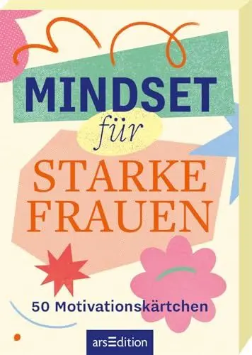 Produktbild: Mindset für starke Frauen: 50 Motivationskärtchen | Frauenpower für jede Lebenslage: 50 motivierende Sprüche und Zitate von erfolgreichen Frauen