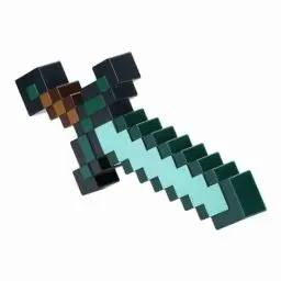 Produktbild: Minecraft Diamantschwert Licht - Offiziell lizenziertes Merchandise, 3 dynamische Lichtmodi mit Sound-Reaktion, Gamer-Raum-Dekor & Sammlerstück, USB- oder batteriebetrieben