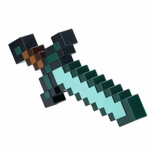 Produktbild: Minecraft Diamantschwert Licht - Offiziell lizenziertes Merchandise, 3 dynamische Lichtmodi mit Sound-Reaktion, Gamer-Raum-Dekor & Sammlerstück, USB- oder batteriebetrieben