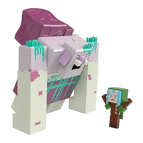 Produktbild: Minecraft Spielzeug, Legends Devourer Actionfigur, 1 Ranger Actionfigur und 2 Zubehörteile, Geschenkset zum Sammeln, HNC08