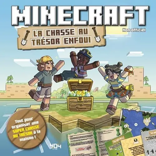 Produktbild: Minecraft - La chasse au trésor enfoui - Pochette