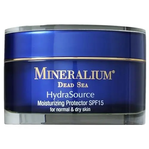 Produktbild: Mineralium - Schützende Feuchtigkeitscreme SPF15 für normale bis trockene Haut - Mit Mineralien, Aloe Vera und Vitamin E - Feuchtigkeit & UV-Schutz - Ohne Sulfate & Parabene - 50 ml