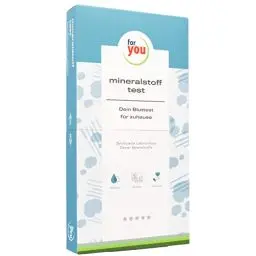Produktbild: for you mineralstoff-test | Mineralstoffe wie: Zink, Selen & Magnesium uvm. schnell & einfach von Zuhause testen | Mineralstoff-Analyse Test | Jetzt Mineralstoffe testen lassen