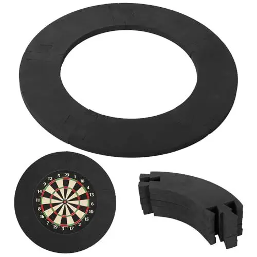 Produktbild: Mineup Dart Catchring Surround, 5pcs Dart Surround Auffangring, 45cm Dartscheibe Schutzring, Dartscheibe Wand Schutz, Dartboard Surround Eva, Dartscheiben-Einfassung, Geeignet für Standard Dartboards