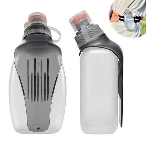 Produktbild: Mineup Trinkflasche zum Joggen, 2 Stück Trinkflasche Klein 250ml, Wasserflasche BPA-Frei, Auslaufsichere Sportflasche, Tragbare Trinkflaschen, Sport Wasserflaschen mit Rückenclip