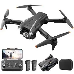 Produktbild: Mingfuxin Faltbare Drohne mit Kamera für Anfänger, RC Quadcopter Drohne mit App WIFI FPV Live-Video, Höhenhaltung, Headless-Modus One-Key-Abheben Landung für Erwachsene Kinder