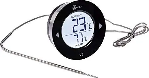Produktbild: MINGLE 5-8013 Kuechen-Thermometer Alarm °C /°F-Anzeige, Fluessige Stoffe, Grillgut, Braten, Soßen