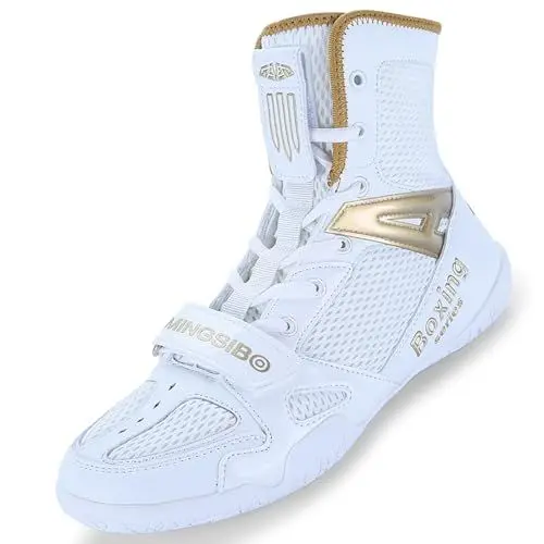 Produktbild: MINGSIBO Boxschuhe Herren Wrestling Schuhe Combat Boxers Trainer Atmungsaktiv Boxen Kampfsport Schuhe athletik Fitnesschuhe Bodybuilding