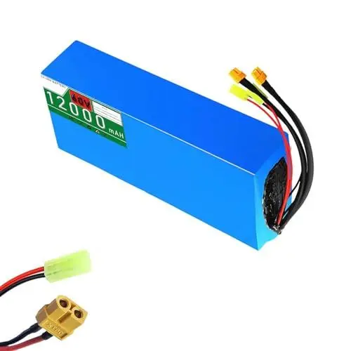 Produktbild: MINHUANG 60 V 12 Ah Wasserdichter Lithium-Ionen-Akku, Mit 67,2 V 2 A Ladegerät + Intelligentem BMS-System, Ersatzakku Für Elektrofahrräder, Motorräder, Mopeds