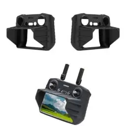 Produktbild: Mini 4 Pro/Air 3 Drone Controller Schutzhülle Silikon Hülle mit Sonnenhaube Sonnenschutz 2 in 1 Protector Silicone Case Sunhood Protective Combo für DJI AIR 3 RC 2 Fernbedienung Drohne Zubehör